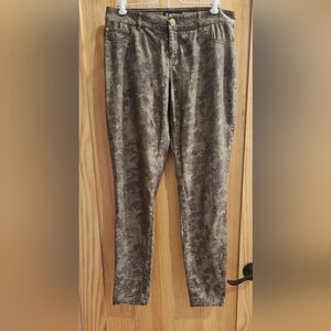 I.N.C greenish brown army style skinny leg pants; size 2